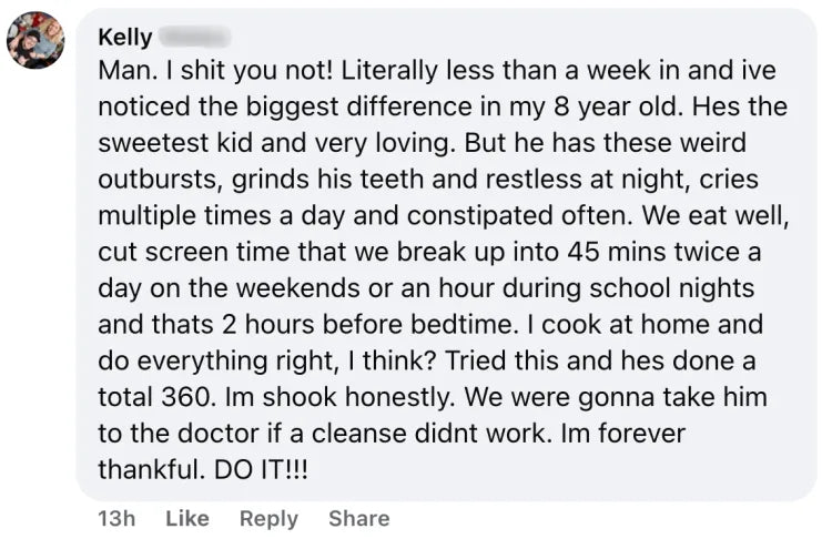 Customer comment