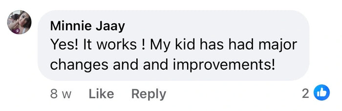 Facebook comment from Minnie Jaay